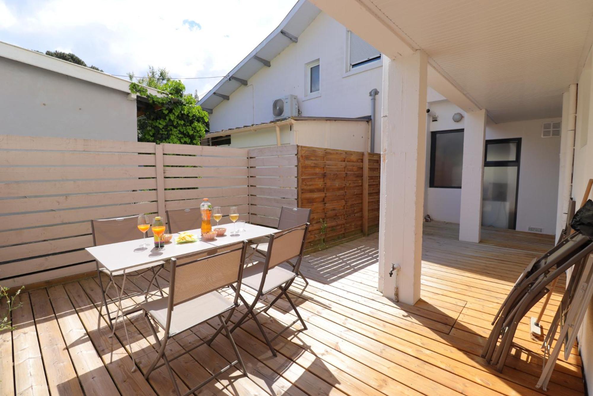 Le Spazioso - T3 Arcachon Avec Terrasse Privative Habitación foto